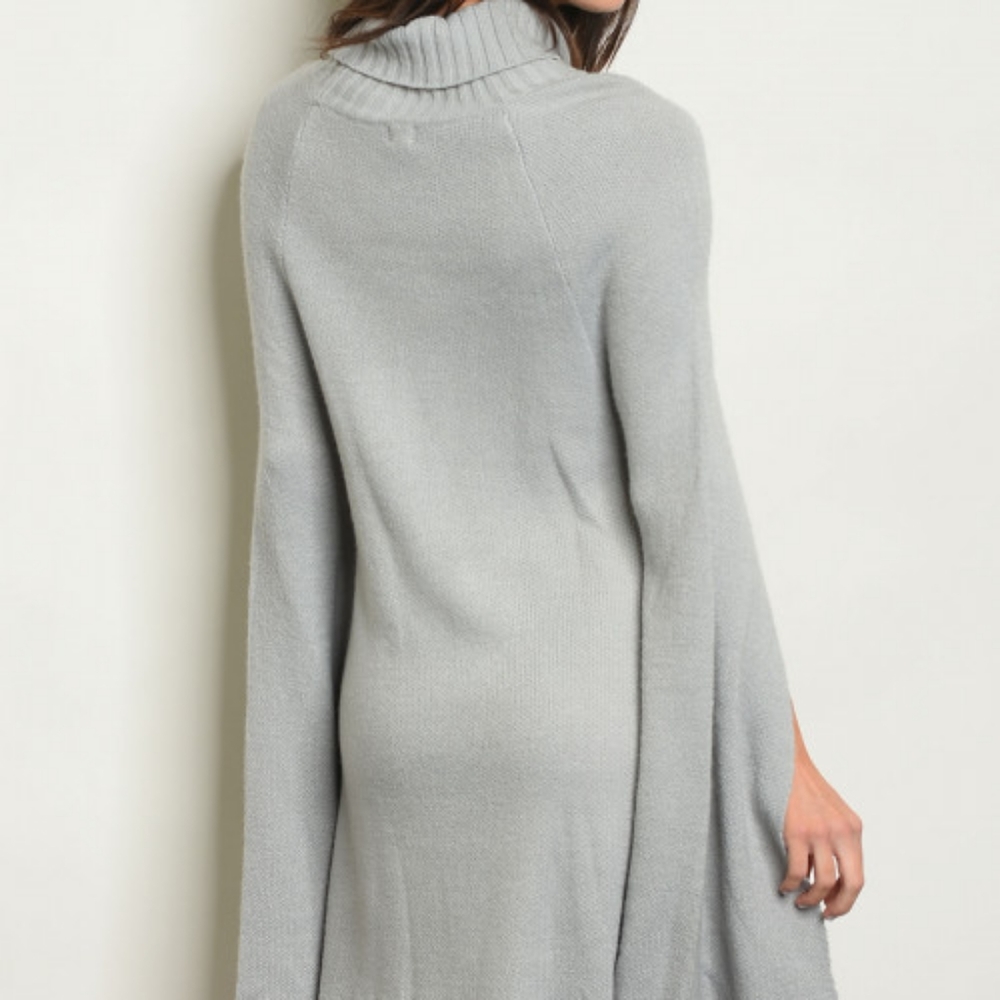 🆕️Short sleeve cowl neck knit sweater dress - Picture 4 of 4